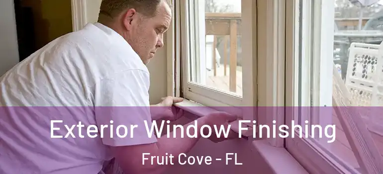  Exterior Window Finishing Fruit Cove - FL