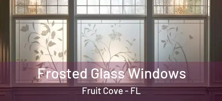  Frosted Glass Windows Fruit Cove - FL