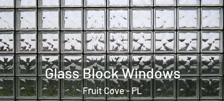  Glass Block Windows Fruit Cove - FL