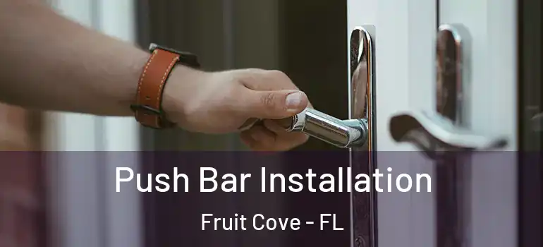  Push Bar Installation Fruit Cove - FL