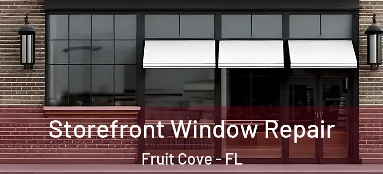  Storefront Window Repair Fruit Cove - FL