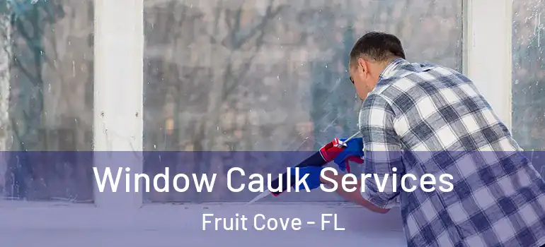  Window Caulk Services Fruit Cove - FL