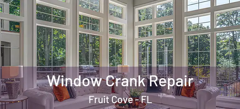  Window Crank Repair Fruit Cove - FL