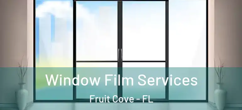  Window Film Services Fruit Cove - FL